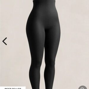 NWOT Black High-Waisted Shaping Leggings